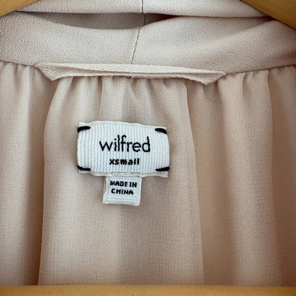 ARITZIA Wilfred Elegant Cream Sleeveless Mini Dress, Size XS - Picture 4 of 6